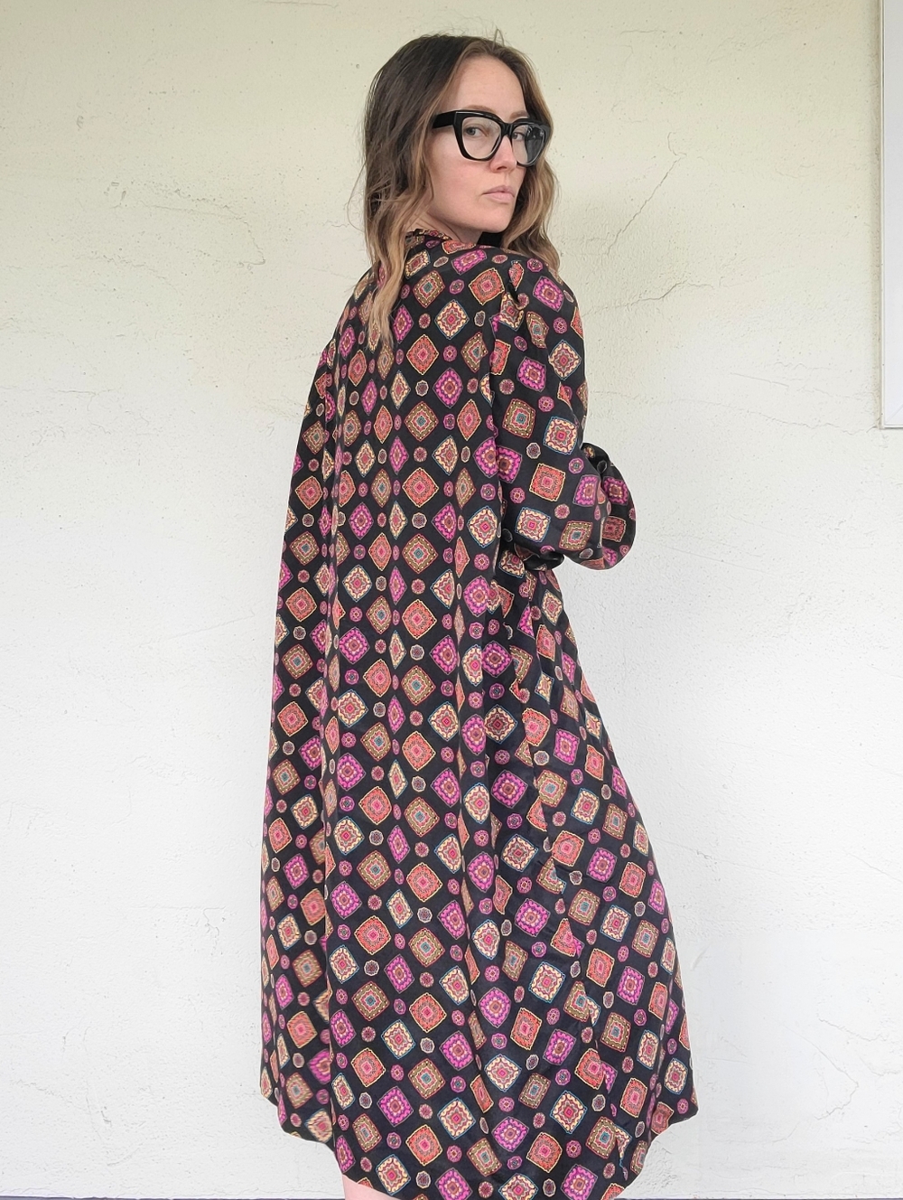 The Marvelous Maria Vintage 1970s Dress 2XL - Picture 4 of 9